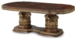 Within his furniture pieces, amini incorporates elements of wood, metal, marble, and. Aico Michael Amini Villa Valencia Rectangular Dining Table Victorian Dining Tables By Unlimited Furniture Group Houzz