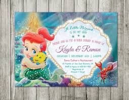 Mermaid Baby Shower Invitation Ariel Baby Shower Mermaid Invitation Girl Invitat Mermaid Invitations Mermaid Baby Shower Invitations Mermaid Baby Showers