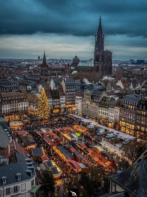 Strasbourg, France 🇫🇷 Welcome to the Capital of Christmas — where the festive season feels straight out of a fairytale ✨🎄 Strasbourg's legendary Christkindelsmärik is one of the oldest Christmas marke