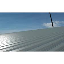 Plaque De Toiture Nervuree Acier Galvanise Gris L 1 05 X L 2 M Joris Ide Toiture Acier Galvanise Et Acier