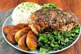 Jerk Chicken And Brown Sugar Plantains With Coconut Rice And Kale Recipe Healthy Recipes Coconut Rice Healthy Crockpot Recipes