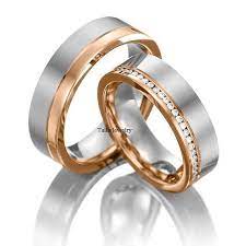 His Hers Wedding Rings Matching Wedding Bands 14k White Etsy Wedding Ring Bands Wedding Ring Sets Unique Wedding Rings