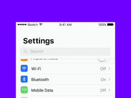 Header On Ios 11 Ios 11 Mobile Data Header