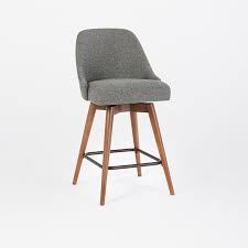 Perfect for high counters, kitchens, and home bars, the beautifully crafted. Mid Century Swivel Bar Stool West Elm Australia