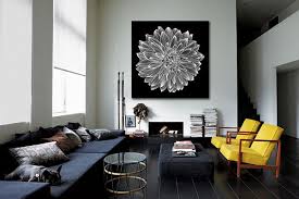 Belle lion avec ourson noir mural blanc format 200x90cm. Tableau Noir Et Blanc Decors Muraux Design Izoa