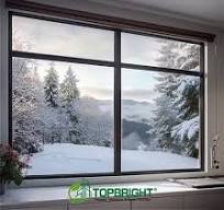 High-End Villa Use Floor Picture Window with Double Low-E ...