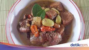 Resep Brongkos Jogja Pakai Daging Dan Tahu Yang Mantap Bumbunya