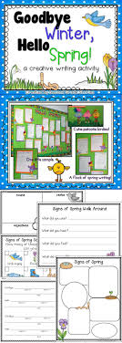 Spring Writing Signs Of Spring Spring Writing Easy Writing Activities Writing Activities