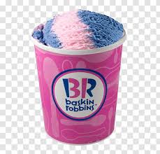 Ice Cream Baskin Robbins Baskin Robbins Praline Cotton Candy Cup Transparent Png