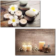 Explore silvinhamayer's photos on flickr. Relaxing Spa With Zen Stones Burning Candles 16 X 16 Canvas Prints Wall Art Home Decor Home Decor Posters Prints