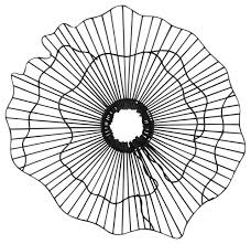 See more ideas about metal wall art, metal walls, wall art. Black Wire Flower Wall Decor Contemporary Metal Wall Art By Dr Livingstone I Presume Dlwg965lgblk Houzz