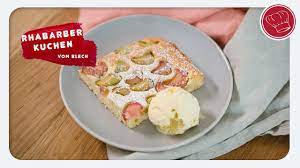 Als erstes wurde ein sirup gekocht. Rhabarber Blechkuchen Schnell Und Einfach Thermomix Rezept Elegant Kochen De Youtube