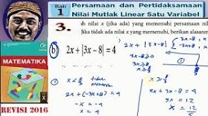 We did not find results for: Kumpulan Persamaan Nilai Mutlak X 1 2x 3x 1 6 Video Tips In Diet
