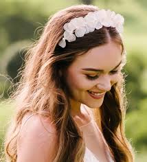 White Bridal Headband White Flower Crown Flower Headband Wedding Headband  Wedding Flower Crown White Bridal Flower Crown White Bridal Crown