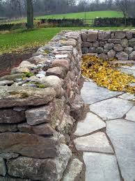 Rounded rocks are almost impossible to build into a wall without using copious amounts of mortar. What Is Dry Stone Construction Quiet Nature