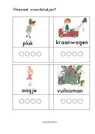 Werkblad Hoeveel Woordstukjes Juf Janneke In 2020 Werkbladen Thema Lesideeen