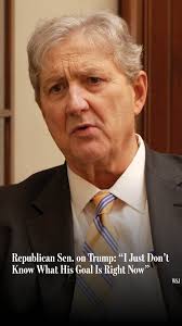 Republican Sen. John Kennedy of Louisiana spoke to WSJ about President  Trump’s sweeping reciprocal tariffs, saying, "I just don’t know what his  goal is right now.", 🎥 Watch more: ...