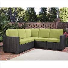 Home Styles Riviera Five Seat L Sofa In Green Apple Riviera Five Seat Sofa With Green Apple Colored Fabric Fina Outdoor Modern Patio Furniture Outdoor Couch