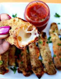 Fried mozzarella patties must be cooked just before serving. Air Fryer Low Fat Weight Watchers Mozzarella Cheese Sticks