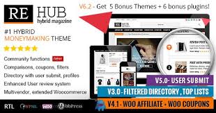 Rehub Price Comparison Multi Vendor Marketplace Affiliate Marketing Community Theme Theme Wordpress Template Coupons