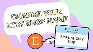 Changing your name after marriage is a simple process, and can be accomplished without filing a petition and attending a hearing at your county's courthouse. How To Change Your Etsy Shop Name Youtube