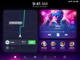 Apple Carplay Ios 13 Design Concept Apple Car Play Concept Design Carplay