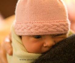 This free cable knit hat pattern by tin can knits, is a wonderful design that allows you to get to grips with cables! Baby Knitting Patterns Free Knitting Pattern For Baby Hat With Cable Trim
