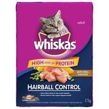 Whiskas Hairball Control With Real Chicken 7 7kg Dry Cat Food Cat Food Cat Food Brands