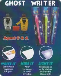 Ty Pen Ghost Writer Invisible Ink Pen With Built In Black Light Inexpensive Stocking Stuffers And Gifts To Stude Fun Kids Party Mad Science Party Ghost Writer