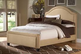 The Blair Queen Upholstered Bed Is Chic And Fun Coated In A Creamy Ivory Tweed Fabric This Bed Is Queen Upholstered Bed Hillsdale Furniture Upholstered Beds