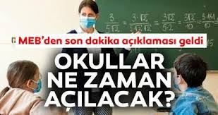 Yine iki ara tatilin olacağı yeni öğretim döneminde okullar 31 ağustos tarihinde açılacak. Son Dakika 2020 2021 Okullar Ne Zaman Acilacak Ortaokullar Liseler Ve Universitelerde Yuz Yuze Egitim Ne Zaman Baslayacak Egitim Haberleri