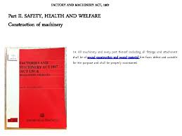 Is the number of convictions a good or bad sign?) there were no laws relating to the running of factories as there had been no need for them before. Safety Health Program At Work Place Scope Of