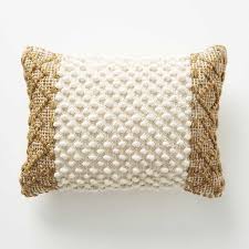 Joanna Gaines For Anthropologie Textured Eva Pillow Anthropologie Throw Pillows Textured Throw Pillows Hand Woven Pillows