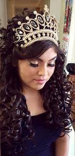 It looks more charming with. Pin By Makayla Pauda On Adara Quinceneara Quince Hairstyles Hair Styles Crown Hairstyles