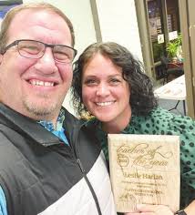 Prather, Harlan honored as support staff, teacher of the year