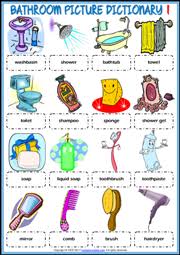 Maybe you would like to learn more about one of these? Bathroom Objects Esl Vocabulary Worksheets