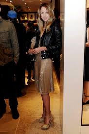 Flawless Elin Kling Fashion Leather Jacket Dress Sequin Dress Outfit