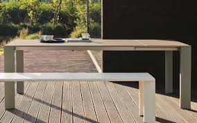 table repas a allonges grande arche fast ekorce table repas table table exterieur