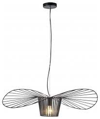 In Stock Single Pendant Black Iron Wire Hat Shaped Light Fixture Contemporary Pendant Lighting By Design Living Houzz