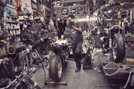 Ulf Garage Style Motorcycle Garage Motorcycle Workshop