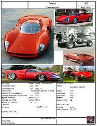 1967 ferrari thomassima 素敵な車 車 オートバイ