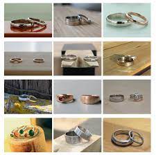 Examples Of Diy Wedding Rings Made By Real Couples Make Your Own Bands In Seattle Based Workshop With These Diy Wedding Ring Couple Bands Unique Wedding Bands