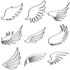 Want to discover art related to cross_ange? Wings Of An Angel Black And White Wings Of An Ange Stock Vector Illustration Of Graphic Decorative 96972430