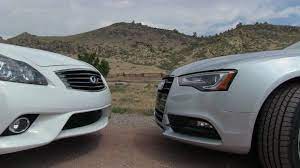 2013 Audi A5 Vs Infiniti G37 Coupe 0 60 Mph Mile High Mashup Review Audi A5 Audi Coupe