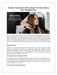 In the morning your hair will be smooth and silky. Keratin Treatment All You Need To Know Before Hair Straightening By Sweet Violet Beauty Salon Llc Issuu