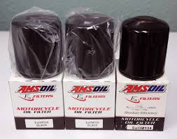 New 3 Ea Amsoil Eaom134 Motorcycle Engine Oil Filter