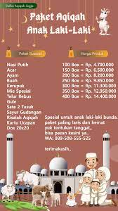 Selamat datang ke channel sisi islam. Biaya Aqiqah Anak Laki Laki 2020 Ridho Aqiqah Jogja