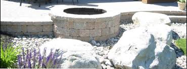 Fire Pit White Gravel And Big White Stones White Gravel Outdoor Furniture Sets Outdoor Decor