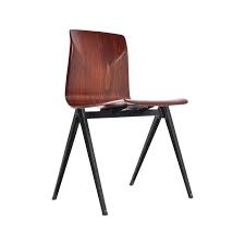 Pair Of S22 Galvanitas Chairs With Black Legs 1967 Design Market Dining Room Chairs Modern School Chairs Metal Chairs