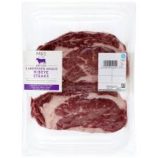 Wegmans angus beef, rib e. M S 2 Aberdeen Angus Ribeye Steaks Ocado